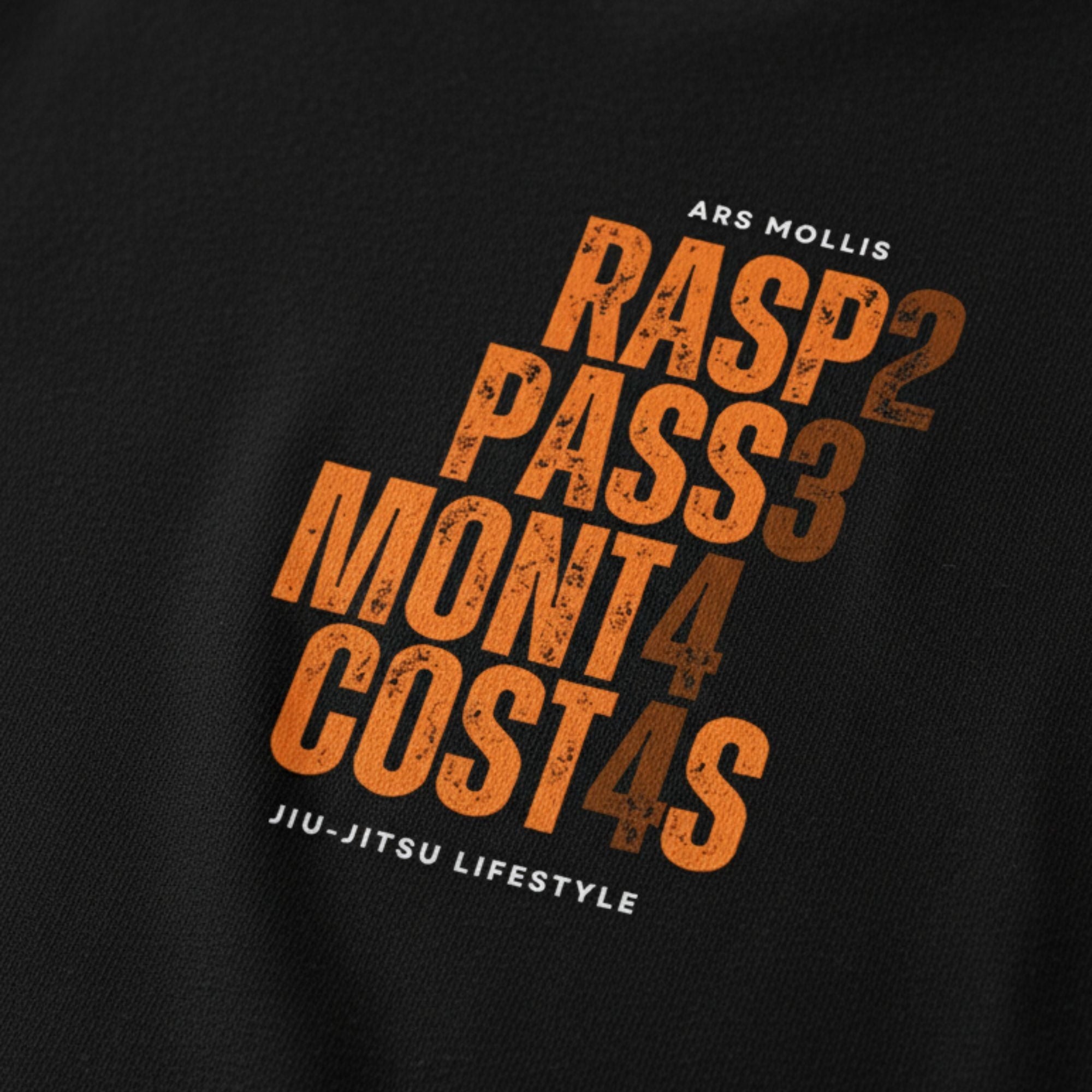 Camisa Jiu-Jitsu Raspa Passa Monta Costas